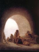 Francisco Goya Prison interior oil painting reproduction